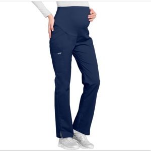 NWT Cherokee maternity scrub pants navy XS